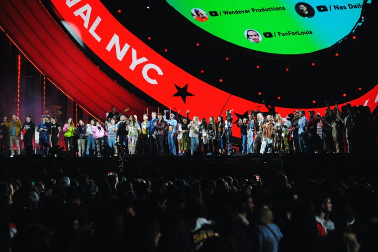 Popular influencers fill the Global Citizen Fest stage to show the generation that will help end poverty