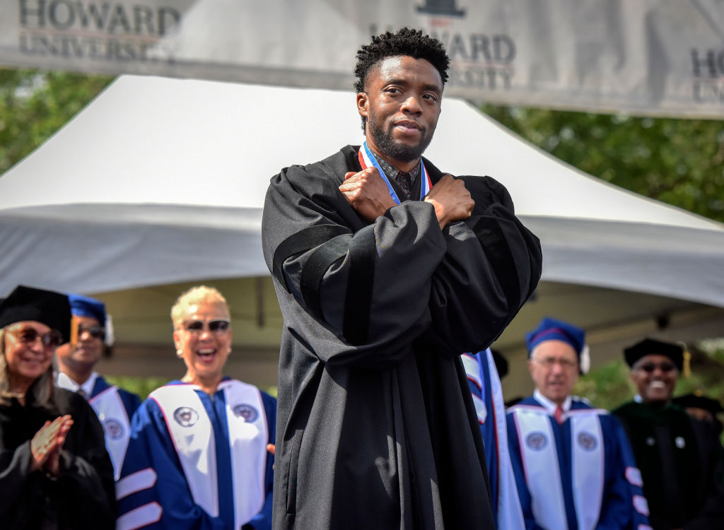 Howard University holds its' commencement ceremonies with famous alum Chadwick Boseman as guest speaker in Washington, DC.