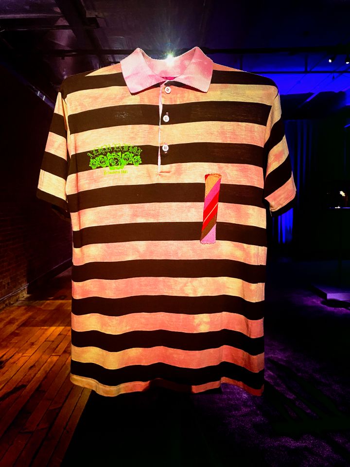 Striped Polo Shirt From the "Lapdance" Music Video