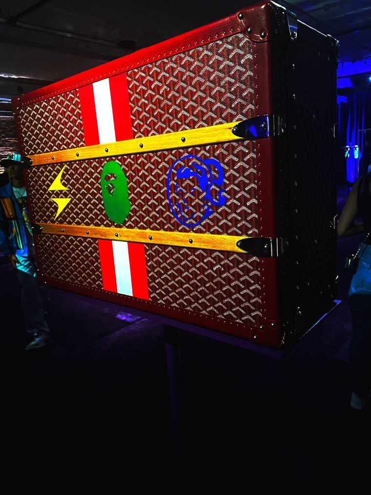 Pharrell Williams' Goyard Trunk