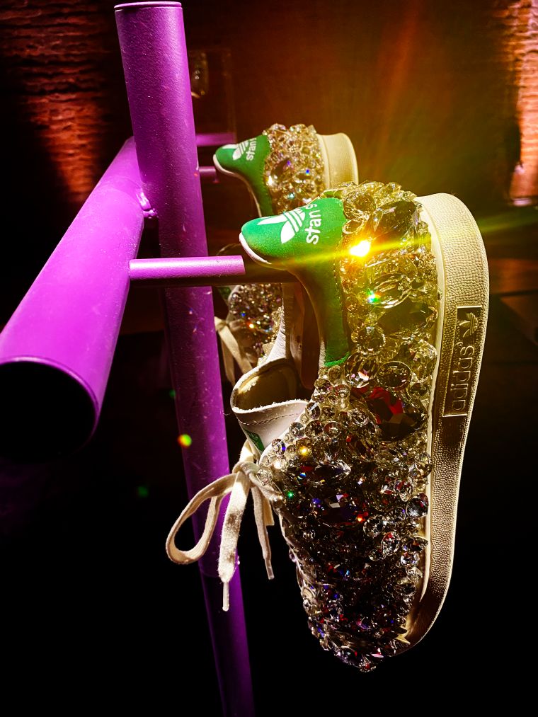 Pharrell Williams' adidas Stan Smith “Swarovski”