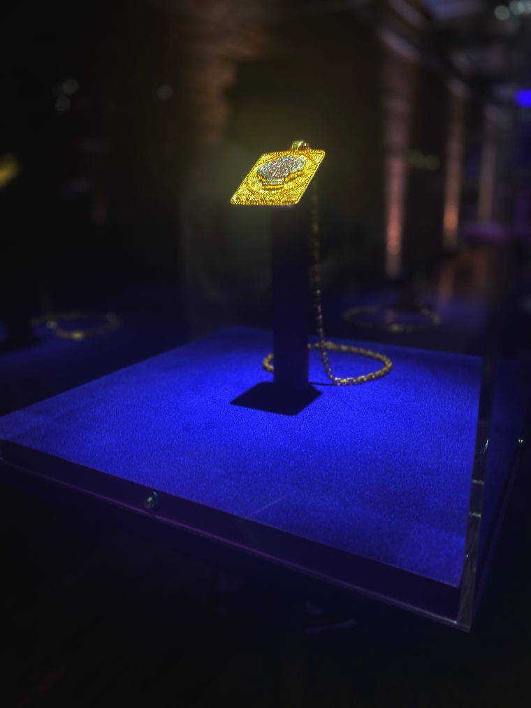 Pharrell Williams' Jacob & Co. N.E.R.D. Yellow Gold Brain Pendant Chain