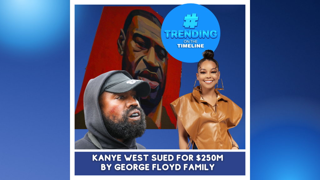 trending on the timeline, george floyd and kanye