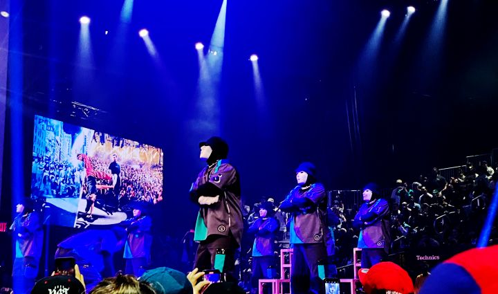 Iconic dance crew Jabbawockeez perform at the Red Bull BC One 2022 World Final