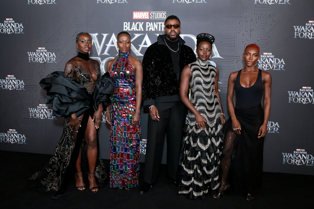 Winston Duke and Co During the Black Panther Tour in London, UK & Lagos, Nigeria