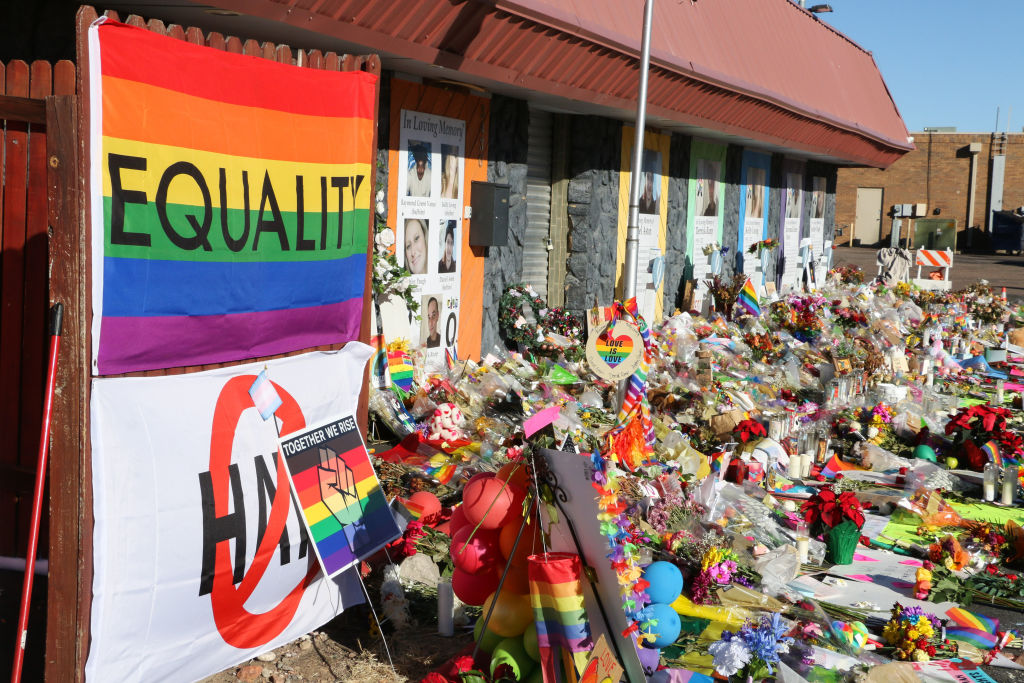 A pride flag reading "Equality" and hundreds of items adorn...