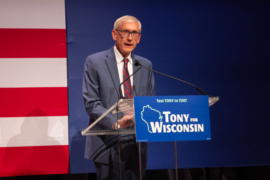 WI Democratic Gubernatorial Candidate Tony Evers Holds Election Night Event
