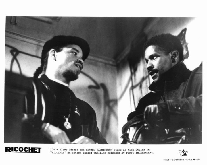 Ice-T And Denzel Washington In 'Ricochet'