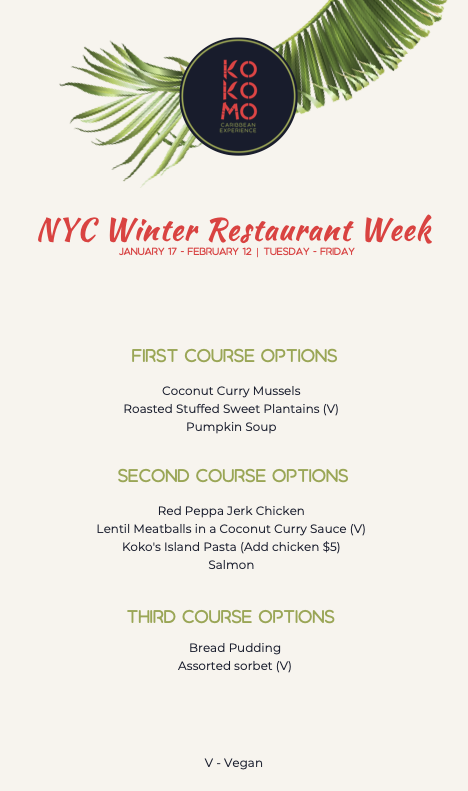 NYC Restaurant Week Kokomo Brooklyn Williamsburg Review