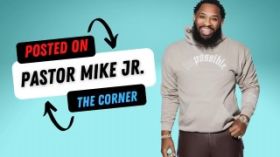 Pastor Mike Jr. Posted On The Corner