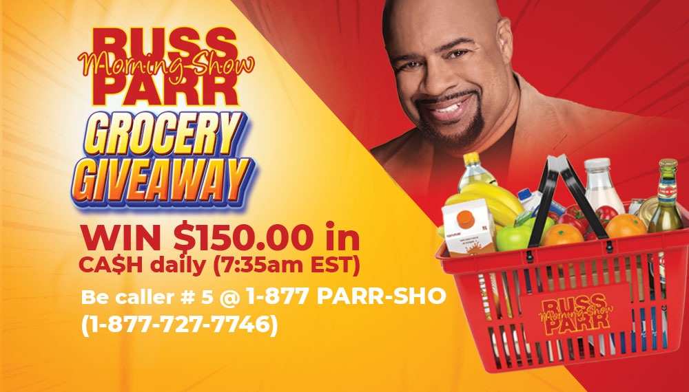 Russ Parr Morning Show Grocery Giveaway Quarter 2