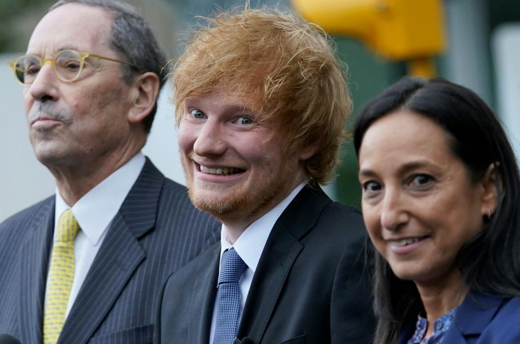 US-BRITAIN-MUSIC-TRIAL-CELEBRITY-COURT-SHEERAN