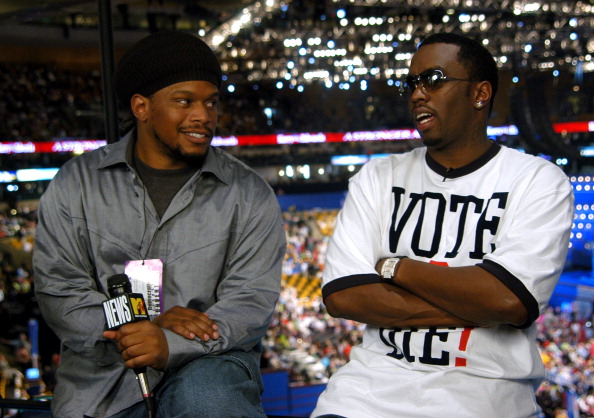 Sean "P. Diddy" Combs Interviews Celebrities at the 2004 Democratic National Convention in Boston