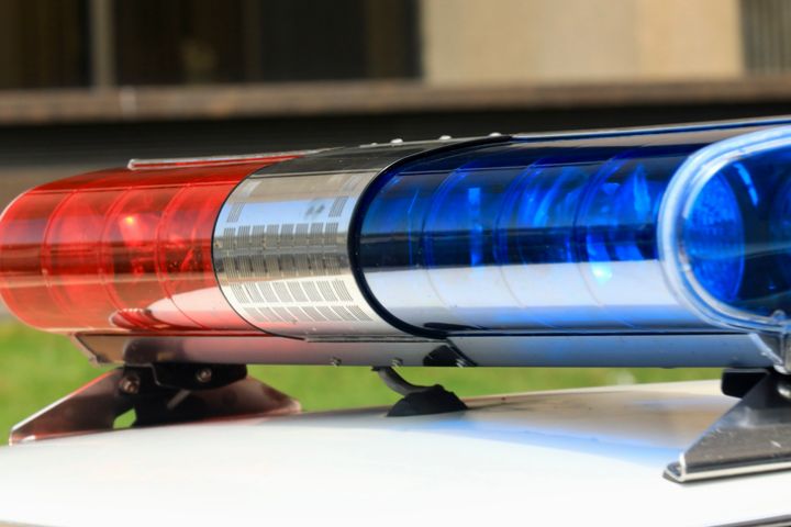 Police on the crime scene