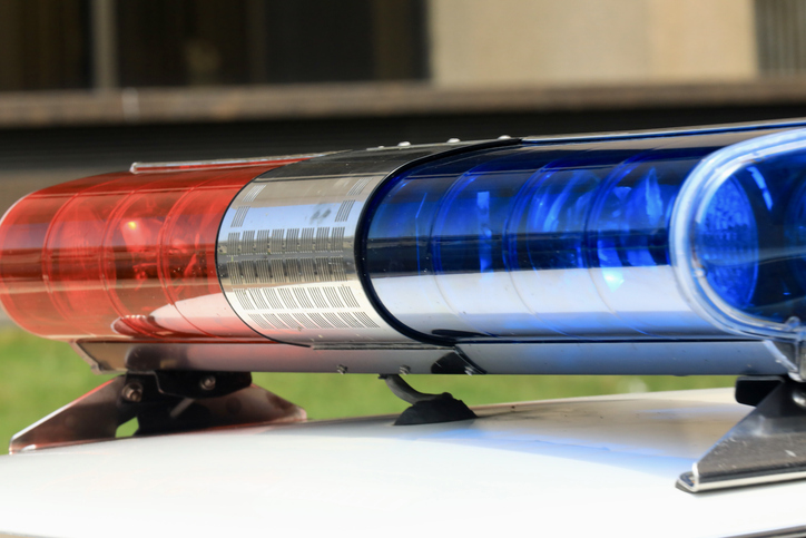 Police on the crime scene