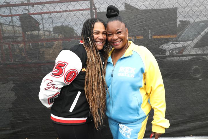 Monie Love and Roxanne Shanté