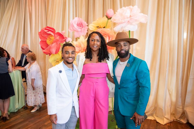 Willie Moore Jr. and family at the St Jude Children's Research Hospital 2023 Volunteer Awards Dinner