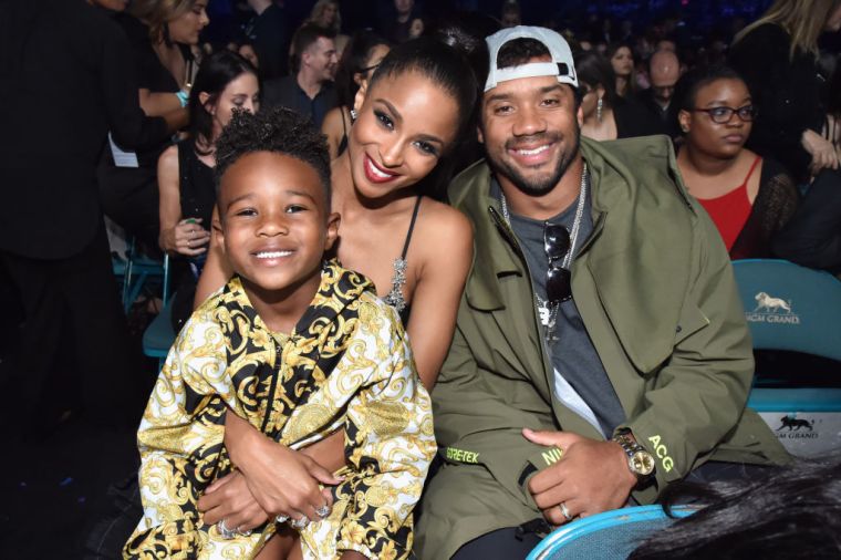 Future Zahir Wilburn, Ciara and Russell Wilson attend the 2019 Billboard Music Awards