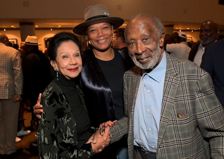 Jacqueline Avant, Queen Latifah and Clarence Avant