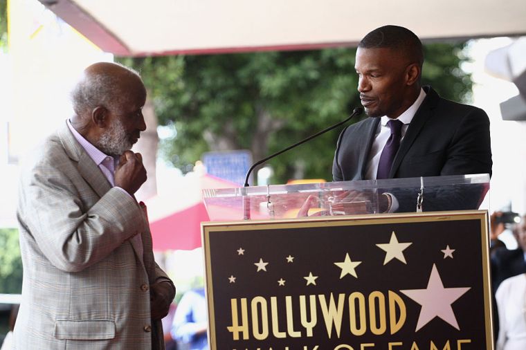 Clarence Avant and Jamie Foxx