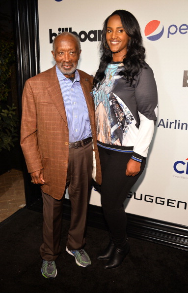 Clarence Avant and Motown Records CEO Ethiopia Habtemariam