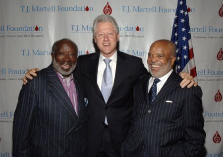 Clarence Avant, Bill Clinton and Berry Gordy