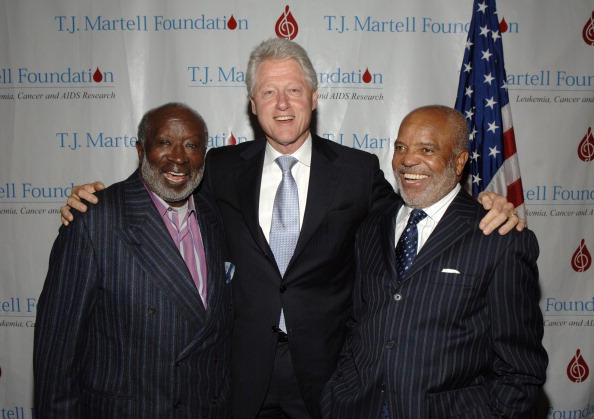 Clarence Avant, Bill Clinton and Berry Gordy