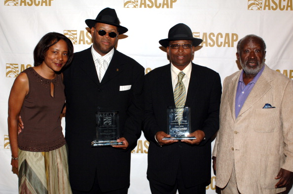 Jeanie Weems, Jimmy Jam, Terry Lewis and Clarence Avant