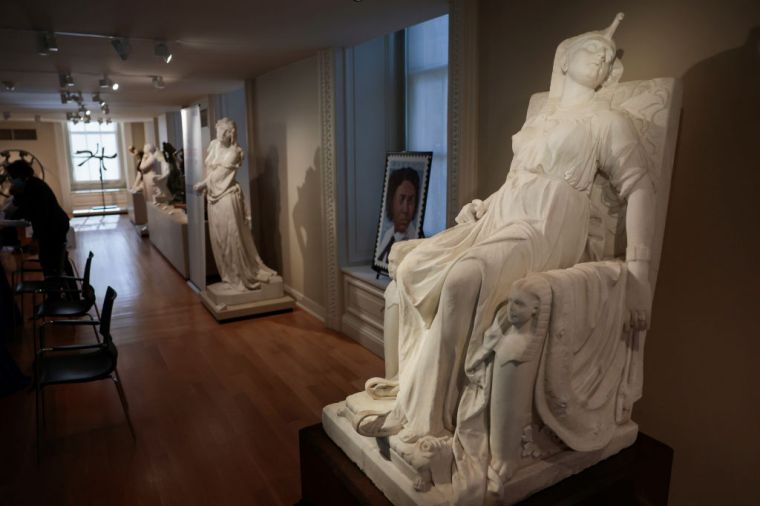 "The Death of Cleopatra" by Edmonia Lewis (1876)