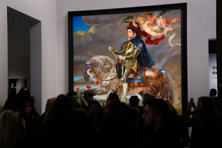 "Equestrian Portrait of King Philip II (Michael Jackson)" by Kehinde Wiley (2009)
