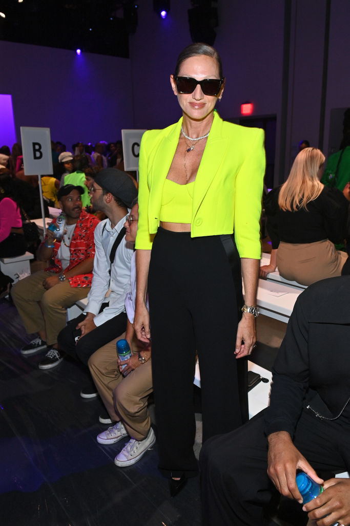 Jenna Lyons at the 2023 Sergio Hudson NYFW Show