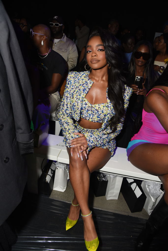 Marisai Martin at the 2023 Sergio Hudson NYFW Show