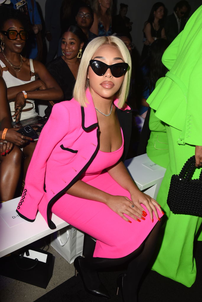 Jordyn Woods at the 2023 Sergio Hudson NYFW Show