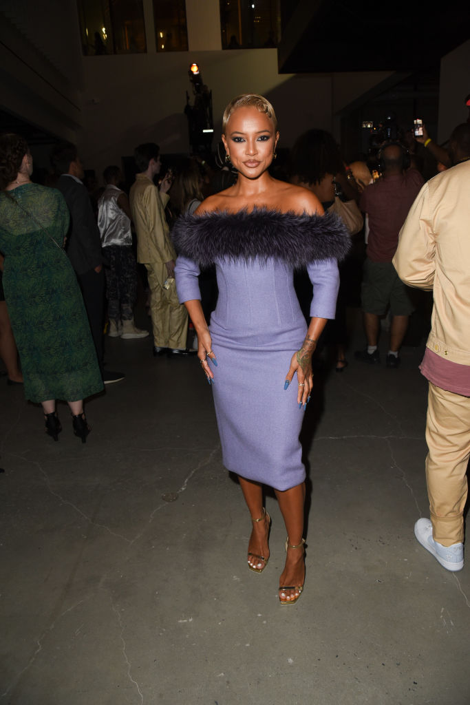 Karrueche Tran at The LaQuan Smith NYFW Show
