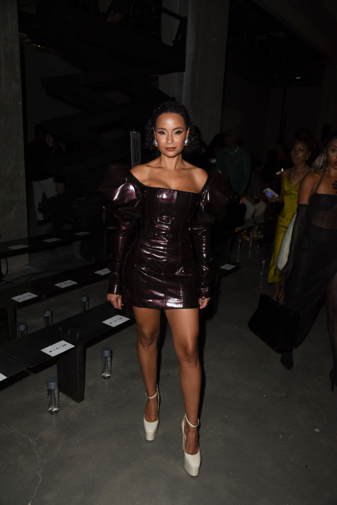 Sai De Silva at The LaQuan Smith NYFW Show