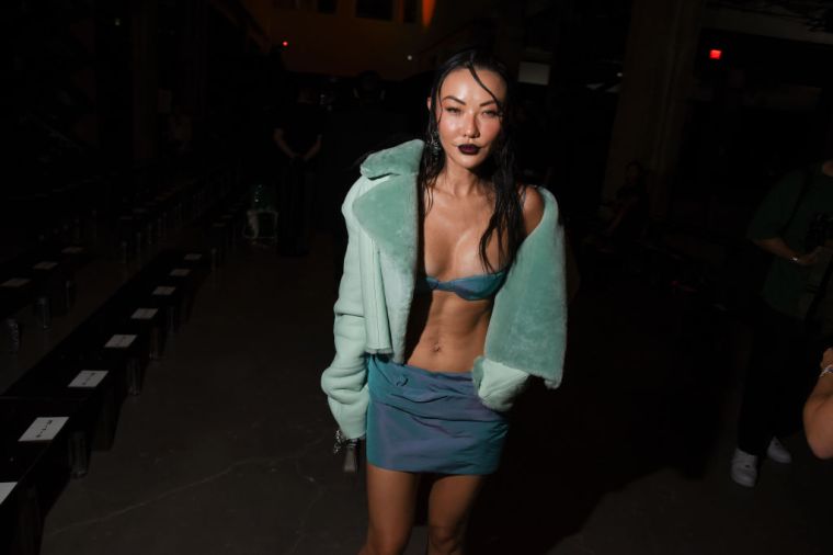 Tina Leung at The LaQuan Smith NYFW Show