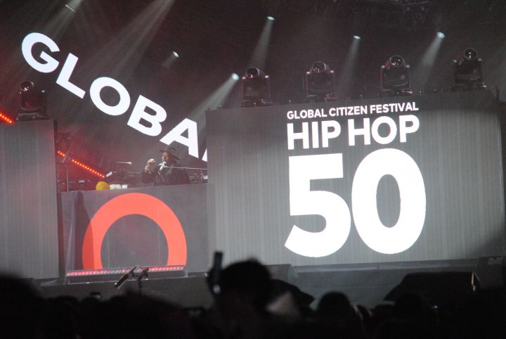 DJ D-Nice curates the "Hip-Hop 50" celebration at Global Citizen Festival 2023