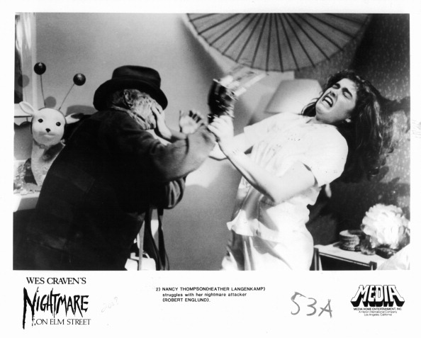 Robert Englund And Heather Langenkamp In 'A Nightmare On Elm Street'