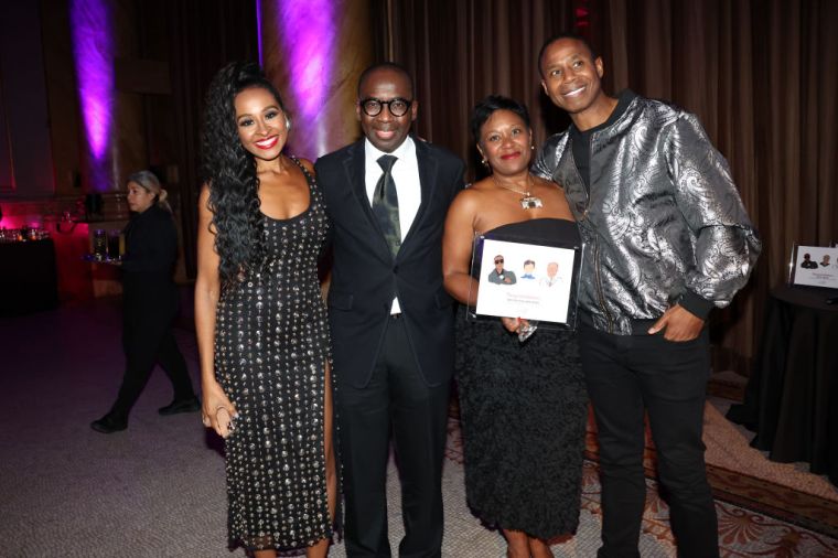 (L to R) Janell Snowden, Dr. Olajide Williams, Nicole Pullen-Ross, and Doug E. Fresh