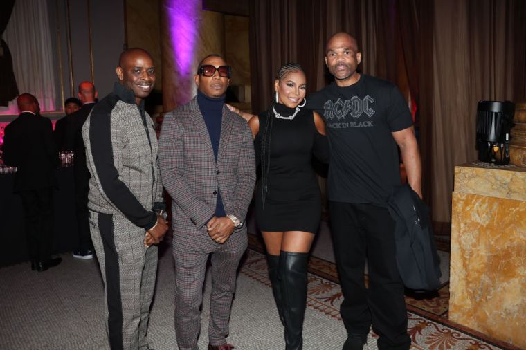 (L to R) Artie Green, Ja Rule, Ashanti and Darryl McDaniels of Run-D.M.C.
