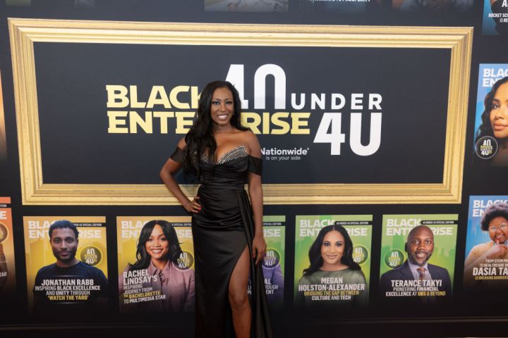 Aisha Bowe attends Black Enterprise's '40 Under 40: Class Of 2023' gala