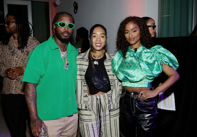 Artists Al-Baseer Holly, Cristina "Sew-Trill" Martinez and multi-hyphen vet Vashtie at the Meta Sonic Listening Party