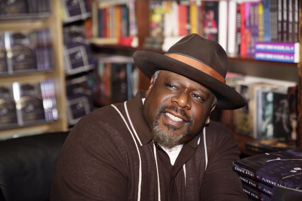 Cedric The Entertainer Signs Copies Of "Flipping Boxcars"