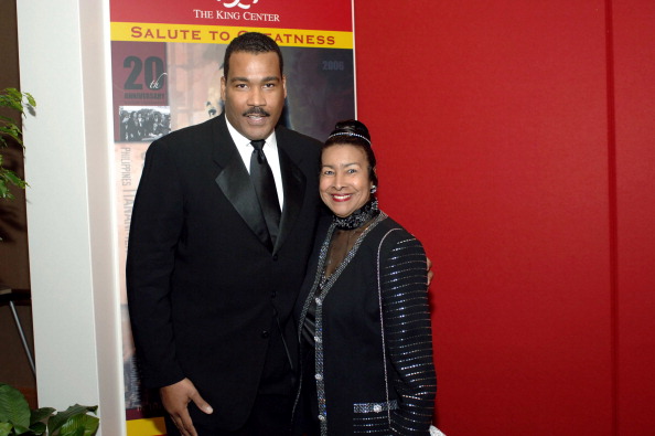 Dexter Scott King and Ms. Xernona Clayton at the Salute to Greatness Awards Dinner 20th Anniversary Holiday Observance at King Center in ATL (2006)