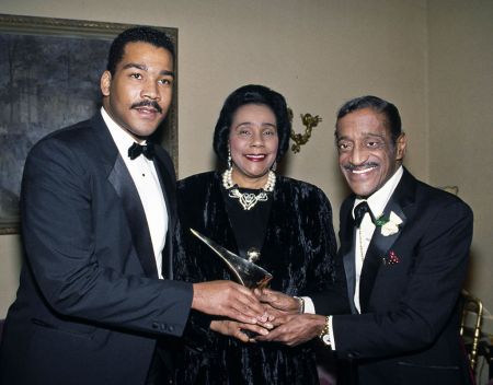 Dexter Scott King, Coretta Scott King and Sammy Davis Jr. at The Victory Awards (1988)