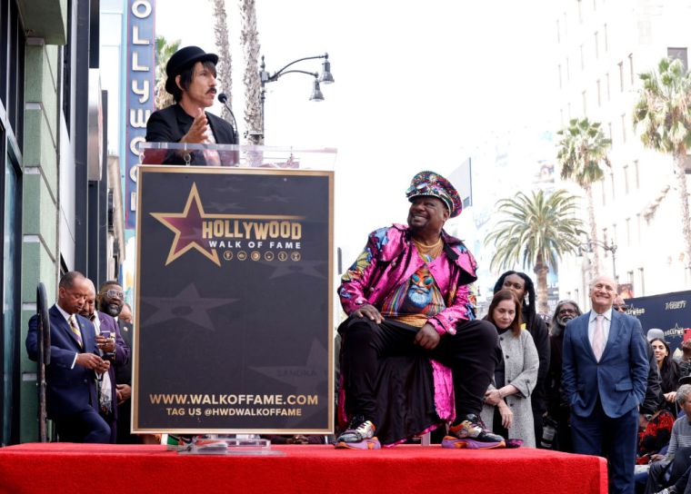 Anthony Kiedis speaks in honor of George Clinton