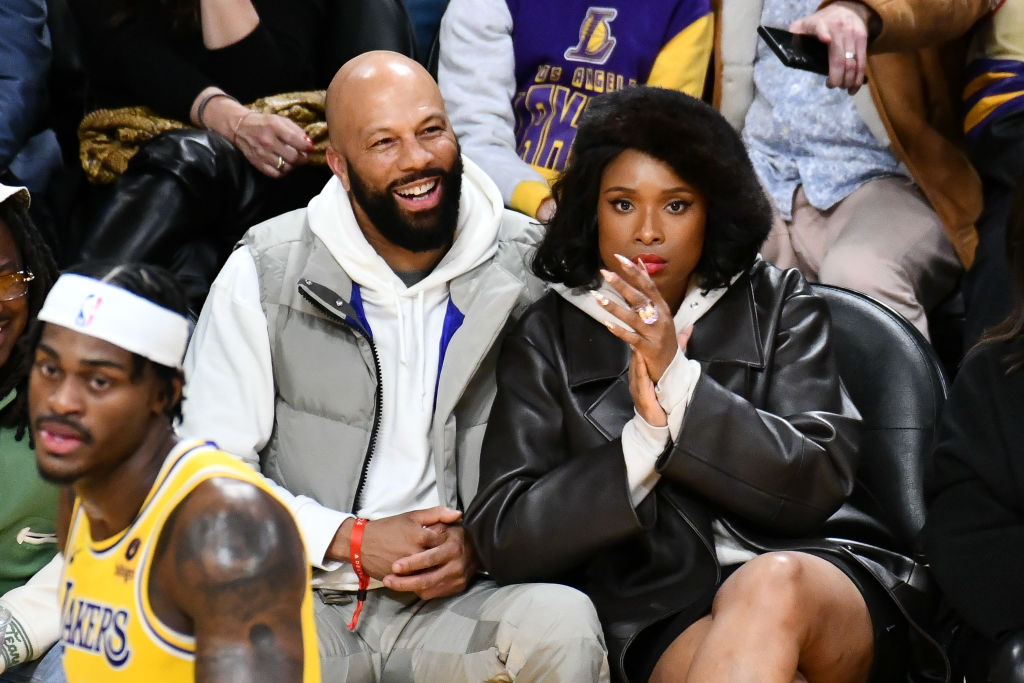 Celebrities At The Los Angeles Lakers Game