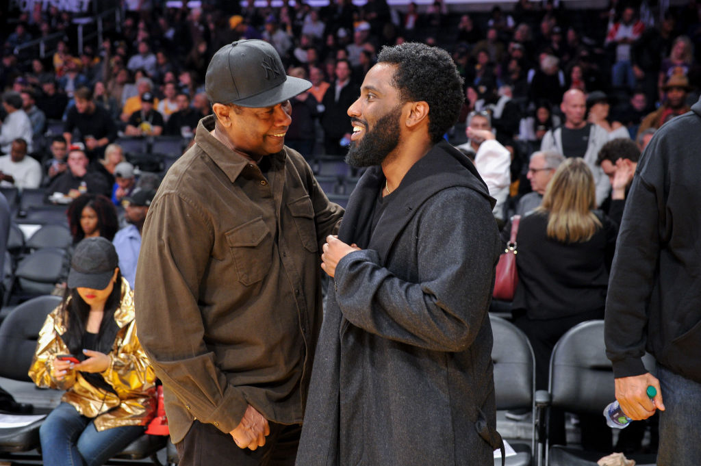Celebrities At The Los Angeles Lakers Game