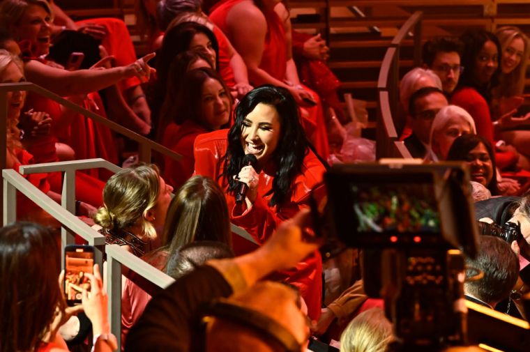 Demi Lovato performing