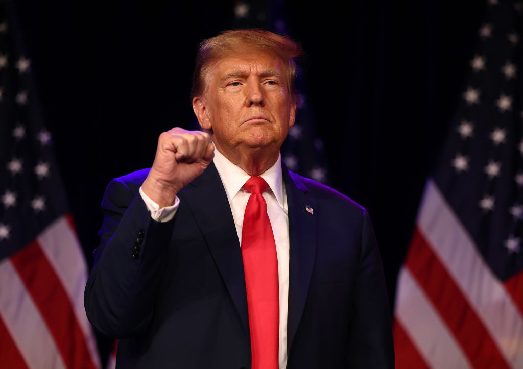 Donald Trump Hosts Caucus Night Watch Party In Las Vegas